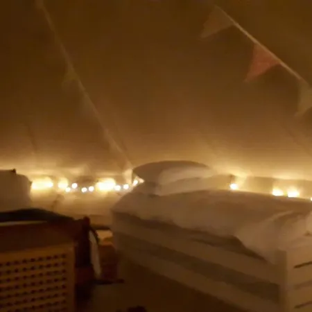 6 Guests - Bell Tent - Wood Stove - Views Liverton Exterior photo